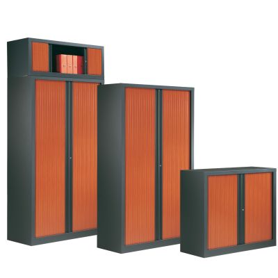 ARMOIRE ANTHRACITE & MERISIER